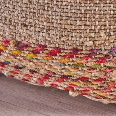 Caiman Boho Pouf Tan - Christopher Knight Home 5 Caiman Boho Pouf Tan - Christopher Knight Home - Image 3