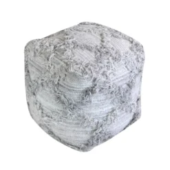 Jucar Handcrafted Boho Fabric Cube Pouf - Christopher Knight Home -Furniture Haven Sales GUEST 8d34f6c7 baa6 45ed 8899 781b71294762