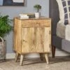Lytle Boho Handcrafted Mango Wood Nightstand With Storage Natural - Christopher Knight Home -Furniture Haven Sales GUEST 918d4a68 f82f 48f6 865f 16442aee2e53