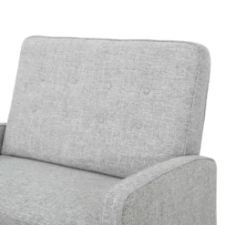 Calliope Buttoned Fabric Reclining Loveseat Light Gray Tweed - Christopher Knight Home -Furniture Haven Sales GUEST 92a20a7a 50e3 46b0 8449 12b625637599