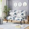 Desdemona Modern Farmhouse Settee Blue - Christopher Knight Home -Furniture Haven Sales GUEST 92c15c3e a823 4415 9173 255f3b0921cb