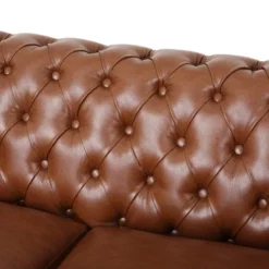 Silverdale Traditional Chesterfield Loveseat Cognac Brown/Dark Brown - Christopher Knight Home 10 Silverdale Traditional Chesterfield Loveseat Cognac Brown/Dark Brown - Christopher Knight Home -Furniture Haven Sales GUEST 9742b393 85d0 4ca6 be1a f023079f2384