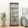 84.75" Abramo Industrial 5 Shelf Bookcase Gray - Christopher Knight Home -Furniture Haven Sales GUEST 9810ce61 43ae 4db0 96c8 eb53f041383a