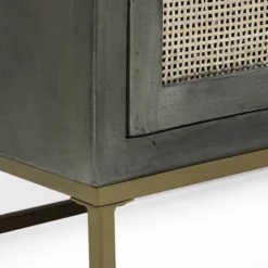 Wolfe Handcrafted Boho Mango Wood 3 Drawer Cabinet Gray/Natural - Christopher Knight Home -Furniture Haven Sales GUEST 99cd40ba 152d 4a48 a3d4 529b8d81add7