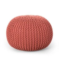 Nahunta Modern Knitted Cotton Round Pouf - Christopher Knight Home 24 Nahunta Modern Knitted Cotton Round Pouf - Christopher Knight Home -Furniture Haven Sales GUEST 9a8576a0 8dd8 4530 9c30 a72becd3ab57