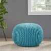 Moro Handcrafted Modern Cotton Pouf - Christopher Knight Home