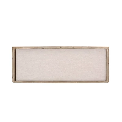 Niemi Rustic Storage Bench With Cushion Beige/ Natural/Black - Christopher Knight Home 7 Niemi Rustic Storage Bench With Cushion Beige/ Natural/Black - Christopher Knight Home - Image 5