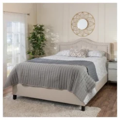 Queen Dante Upholstered Traditional Bed Frame - Christopher Knight Home 9 Queen Dante Upholstered Traditional Bed Frame - Christopher Knight Home -Furniture Haven Sales GUEST 9f1d0efa 9f04 4a97 a467 4b5eba326531