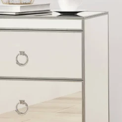 Bandara Modern 3 Drawer Cabinet Silver - Christopher Knight Home -Furniture Haven Sales GUEST a5ee027c 3b45 48c7 9f63 ef6bf703dbc1
