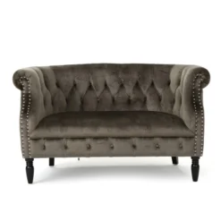 Milani Scroll Arm Loveseat - Christopher Knight Home -Furniture Haven Sales GUEST ab9c5ec1 c3da 4416 b5cd 54f9e30d3fc1