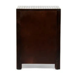 Benewah Handcrafted Boho 3 Drawer Mango Wood Nightstand Dark Walnut/Black/White - Christopher Knight Home 15 Benewah Handcrafted Boho 3 Drawer Mango Wood Nightstand Dark Walnut/Black/White - Christopher Knight Home -Furniture Haven Sales GUEST b1eea67e 2b5d 4b30 85f7 62001e6cdd99