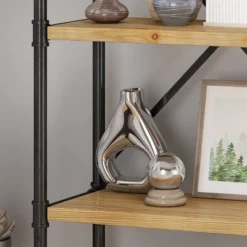 Greenwood Industrial Iron Four Shelf Bookcase - Christopher Knight Home -Furniture Haven Sales GUEST b23add82 82cf 4168 9265 448a05abd192