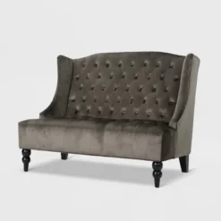 Leora Winged Loveseat - Christopher Knight Home -Furniture Haven Sales GUEST b24122d3 1f05 4a45 b958 5941f2609441
