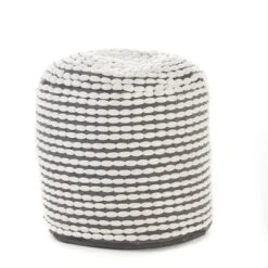 Rococco Round Pouf Ottoman - Christopher Knight Home -Furniture Haven Sales GUEST b5fc0bf5 283f 43f4 bf63 6dd8003ceaed