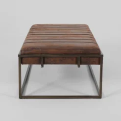 Magdalene Modern Fabric Ottoman Bench Brown - Christopher Knight Home -Furniture Haven Sales GUEST b72c9194 cefd 4787 9edb a04e9b8a573f