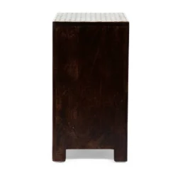Benewah Handcrafted Boho 3 Drawer Mango Wood Nightstand Dark Walnut/Black/White - Christopher Knight Home 13 Benewah Handcrafted Boho 3 Drawer Mango Wood Nightstand Dark Walnut/Black/White - Christopher Knight Home -Furniture Haven Sales GUEST b7592e8d 29dd 4af6 8195 fed1aa460276