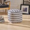 Layne Boho Cotton Pouf Natural/Black - Christopher Knight Home 1 Layne Boho Cotton Pouf Natural/Black - Christopher Knight Home -Furniture Haven Sales GUEST bb8c4fbb 7b4a 4b42 9cae 6cd77f2af307