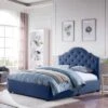 Queen Cordeaux Fully-Upholstered Bed Navy Blue - Christopher Knight Home 2 Queen Cordeaux Fully-Upholstered Bed Navy Blue - Christopher Knight Home -Furniture Haven Sales GUEST bc6c0fca c554 4223 a77a 73477471d47b