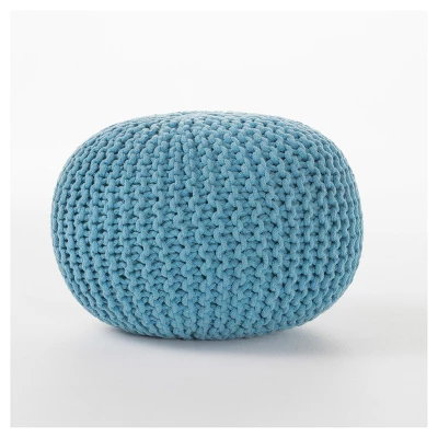 Moro Handcrafted Modern Cotton Pouf - Christopher Knight Home 10 Moro Handcrafted Modern Cotton Pouf - Christopher Knight Home - Image 8