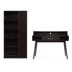 2pc Brenda Mid Century Home Office Set - Christopher Knight Home -Furniture Haven Sales GUEST c85f5065 9e30 4f59 9cc8 0d582fd7fb93