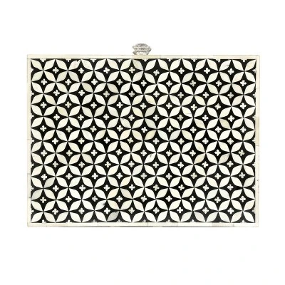 Benewah Handcrafted Boho 3 Drawer Mango Wood Nightstand Dark Walnut/Black/White - Christopher Knight Home 7 Benewah Handcrafted Boho 3 Drawer Mango Wood Nightstand Dark Walnut/Black/White - Christopher Knight Home - Image 5