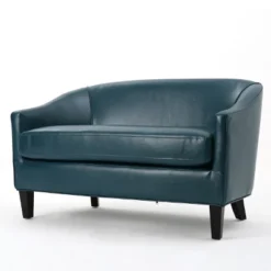 Justine Faux Leather Loveseat - Christopher Knight Home -Furniture Haven Sales GUEST c9ac9d6b 8700 4b64 8f06 e29c87636b8c