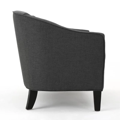 Justine Loveseat Dark Gray - Christopher Knight Home 7 Justine Loveseat Dark Gray - Christopher Knight Home - Image 5