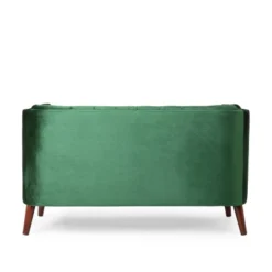 Holasek Contemporary Velvet Upholstered Tufted Loveseat - Christopher Knight Home -Furniture Haven Sales GUEST d2566196 7d86 41c7 9b25 134bf946ad24