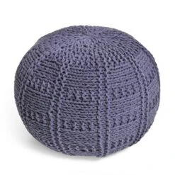 Yuny Handcrafted Modern Fabric Pouf - Christopher Knight Home -Furniture Haven Sales GUEST d6f45753 4b97 4c36 b558 3b74f73b801c