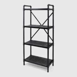 Greenwood Industrial Iron Four Shelf Bookcase - Christopher Knight Home -Furniture Haven Sales GUEST d8d4f6b2 07be 4579 81ca 39432b0ca1ab