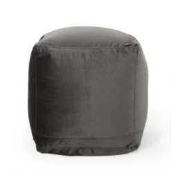 Caney Modern Velveteen Cube Pouf - Christopher Knight Home -Furniture Haven Sales GUEST dad559f9 3f03 4f1a 9520 acef0818bec6