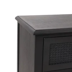 Newell Rustic Acacia Wood And Cane 3 Drawer Dresser Dark Gray - Christopher Knight Home 15 Newell Rustic Acacia Wood And Cane 3 Drawer Dresser Dark Gray - Christopher Knight Home -Furniture Haven Sales GUEST db0b6d2f 793d 4697 b630 02e38bc9b204