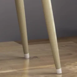 Dehaviland Modern Wood Vanity Table White/Champagne Gold - Christopher Knight Home -Furniture Haven Sales GUEST dbce7e6c 2c3a 413f b73d dcf0fba70ef6