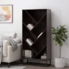 65" Bucy Modern Industrial 6 Shelf V Bookcase Dark Gray/Black - Christopher Knight Home -Furniture Haven Sales GUEST de1f531d 4f47 4bfd b989 9f7a68013da3