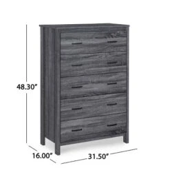 4pc Olimont Contemporary Dresser And Nightstand Set - Christopher Knight Home -Furniture Haven Sales GUEST e54dbaec de24 43c9 bf44 493c62d569bf 1
