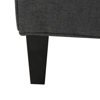 Justine Loveseat Dark Gray - Christopher Knight Home 5 Justine Loveseat Dark Gray - Christopher Knight Home - Image 3