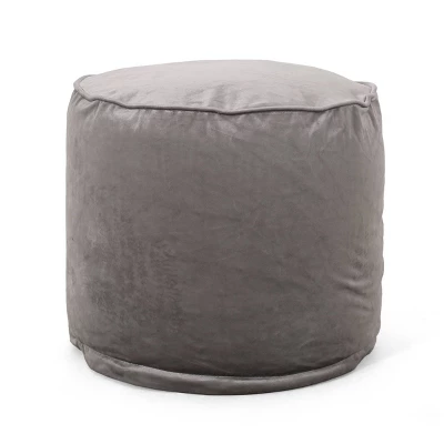 Gwinnett Modern Velveteen Cylinder Pouf - Christopher Knight Home 11 Gwinnett Modern Velveteen Cylinder Pouf - Christopher Knight Home - Image 9